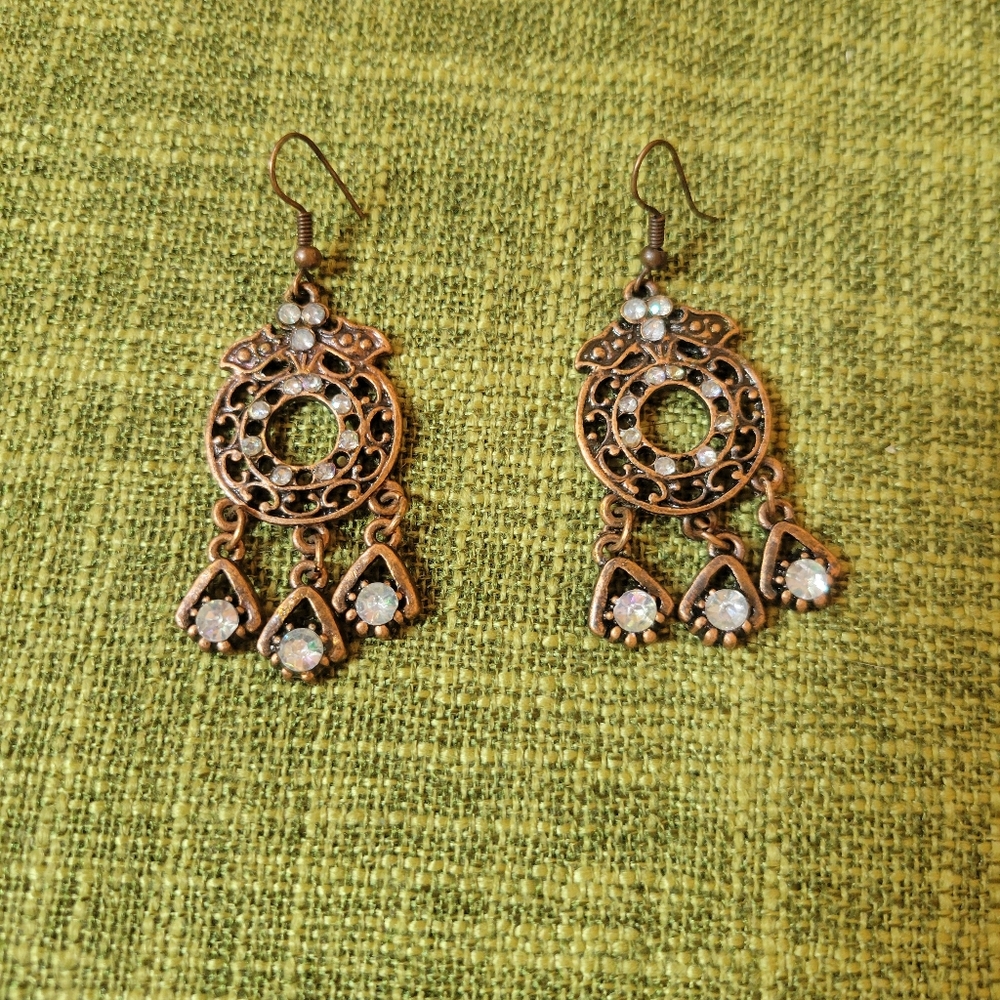 Round Dangly Earrings